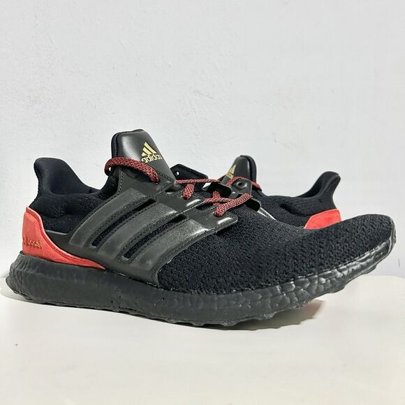 Adidas UltraBoost DNA “Black Red” Men’s Size 13 Lifestyle Running Sneakers